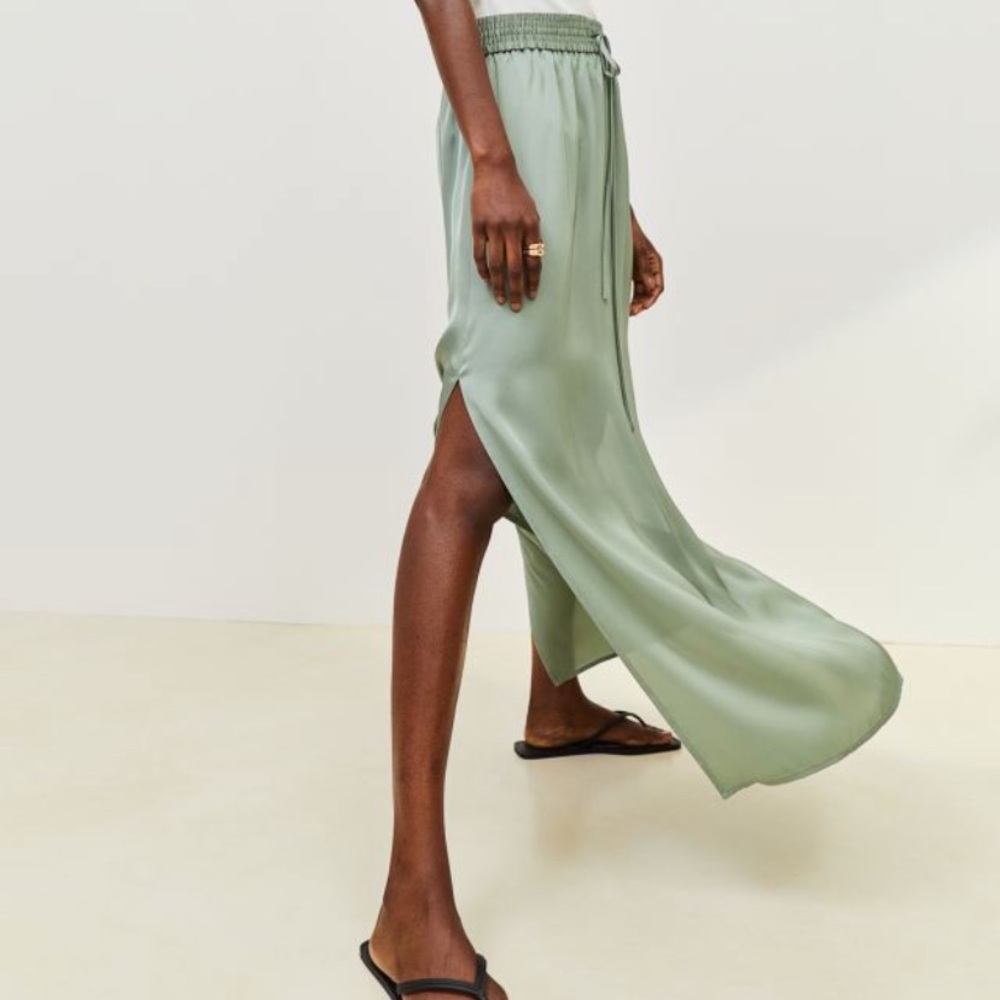 HM Satin Maxi Skirt